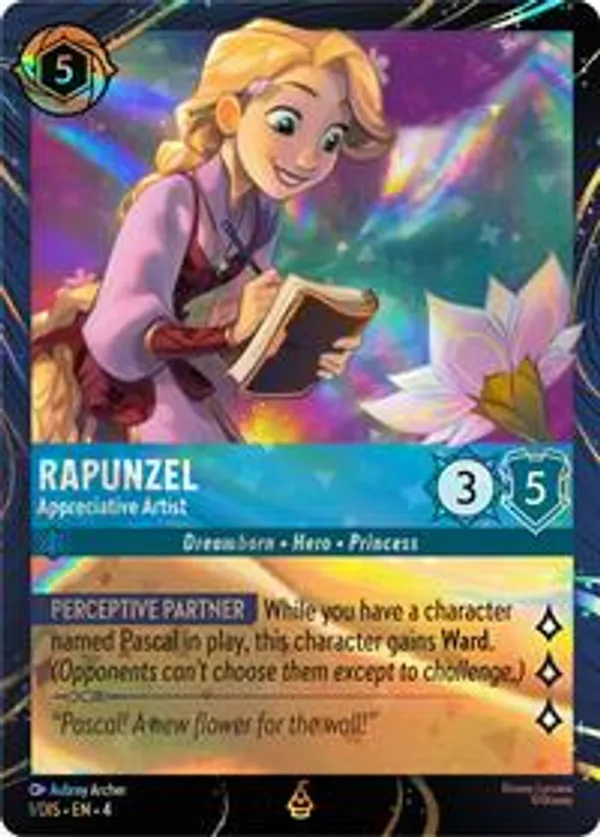 Rapunzel - Appreciative Artist  Disney Lorcana Promo Cards (DLPC) #1